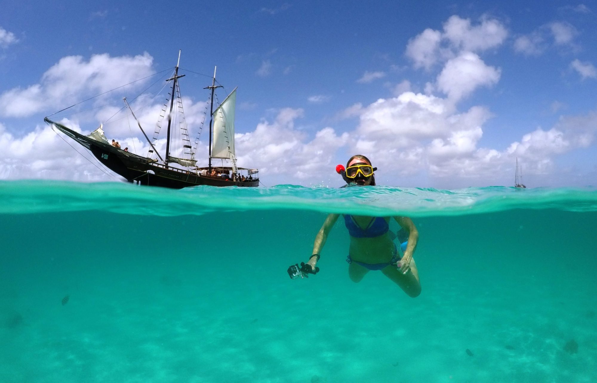 a boat that is floating in the water