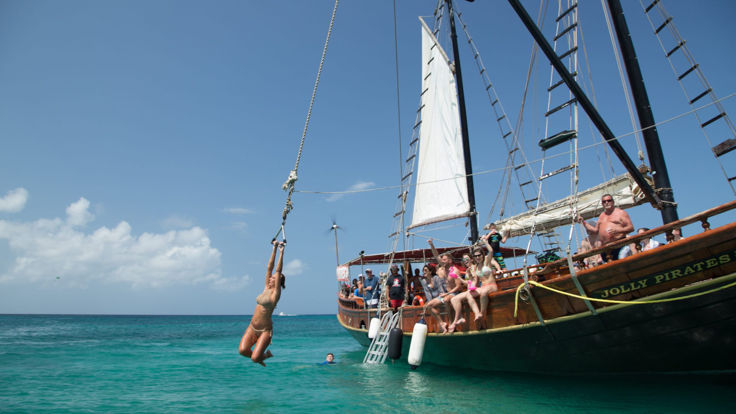 a large ship in a body of water